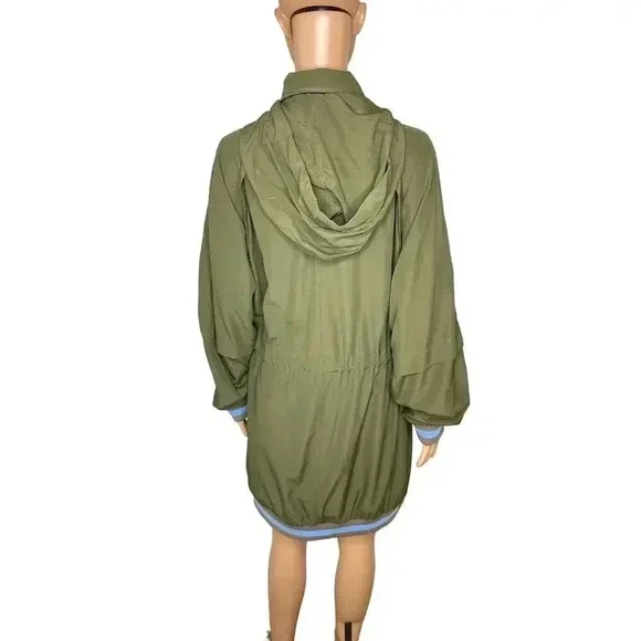 Free People Wind swept jacket size L Wild sage green - Picture 8 of 14